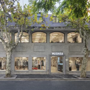 Exterior of Musinsa Store Shanghai Anfu Road in Shanghai, China