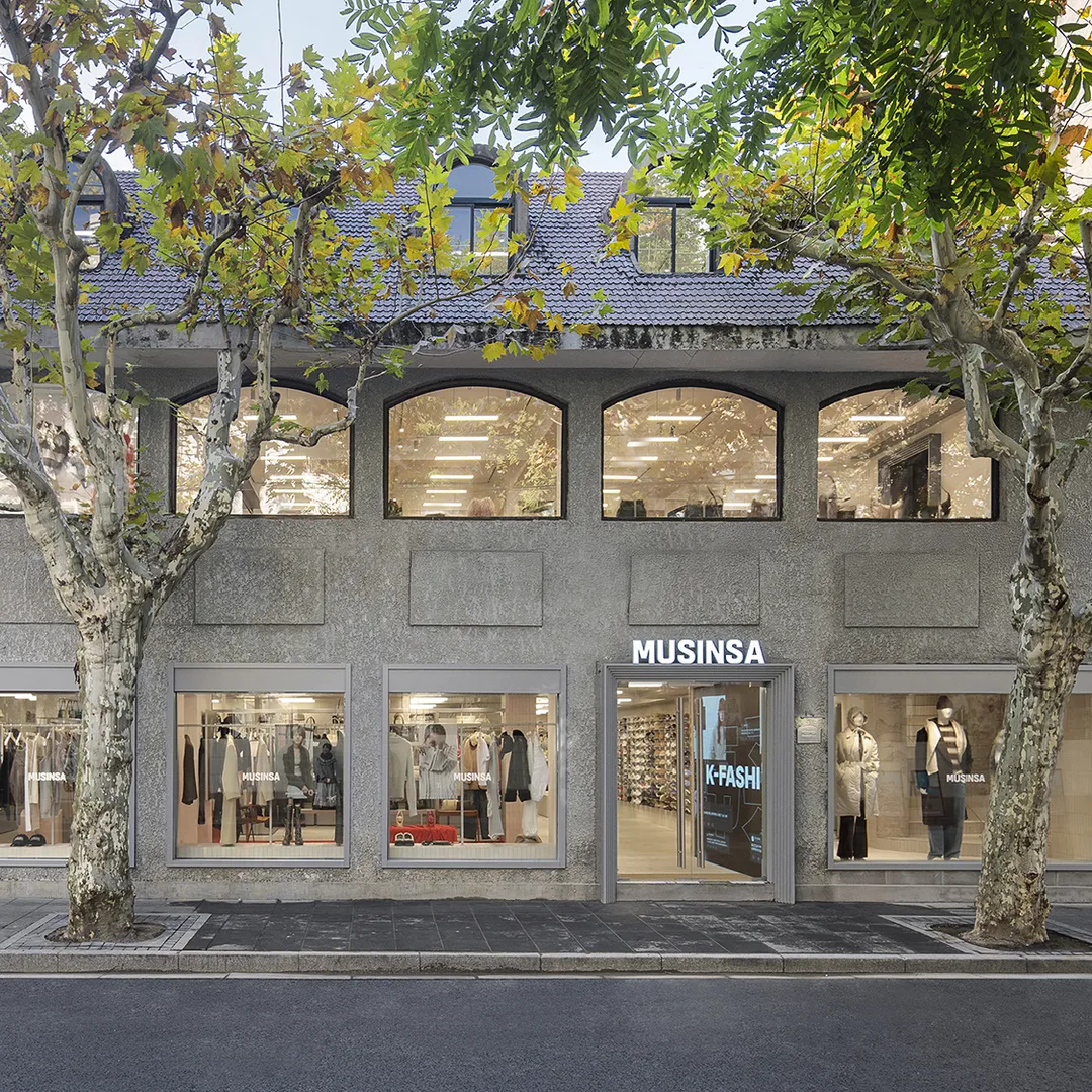 Exterior of Musinsa Store Shanghai Anfu Road in Shanghai, China